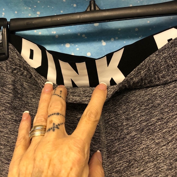 NWOT “PINK” SO COOL,LEGGINGS WITH ONE FOLD DOWN TOP PLUS WIDE COMFORT WAISTBAND - Picture 2 of 10